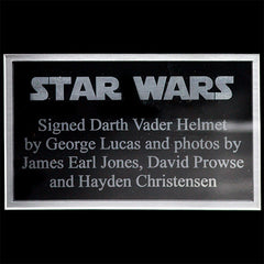 Star Wars Autographed Darth Vedor Helmet + Autographed Photos<br/> 星際大戰黑武士面具＋演員＋導演＋喬治路卡斯 簽名 - Shark Tank Taiwan 