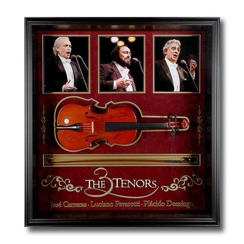 The Three Tenors Autographed Violin<br/>三大男高音英國貝斯慈善演唱會簽名小提琴