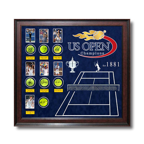 US OPEN Champions Signatures<br/> 美國 U.S. Open 男單歷屆冠軍簽名網球