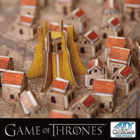 4D CITYSCAPE 4D Game of Thrones Model Puzzle - Westeros<br/>4D 模型拼圖 冰與火之歌 - 權力遊戲 - Shark Tank Taiwan 