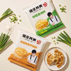 糧全其美<br/>周杰倫代言 星級美味 - 原味黃金手抓餅/鮮蔥蔥油餅 箱購組 (20包/100片) - Shark Tank Taiwan 歐美時尚生活網