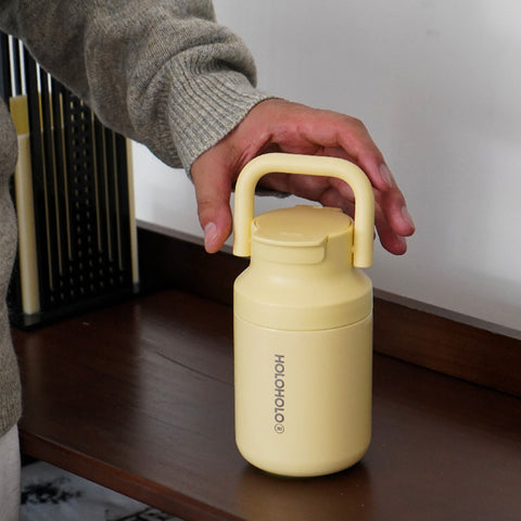 Holoholo LIULIU TEA<br/>不鏽鋼茶水保溫杯 400ml (黃色)