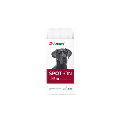 AMIGARD Spot-On<br/>安美佳天然驅蚤滴劑 - 30kg 以上犬種專用 (3劑入)