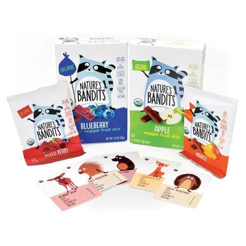 NATURE'S BANDITS<BR/>有機水果條 - 蘋果風味 (5包/盒)