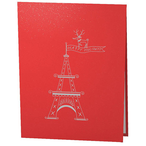 LOVEPOP Christmas Eiffel 3D Card<br/>聖誕卡片－艾菲爾鐵塔 - Shark Tank Taiwan 
