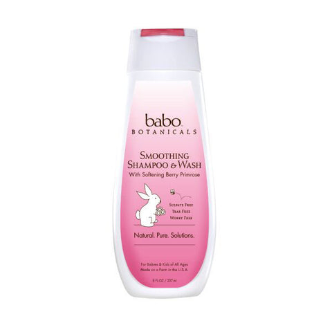 BABO BOTANICALS Smoothing Shampoo & Wash<BR>莓果月見草洗髮沐浴露 - Shark Tank Taiwan 