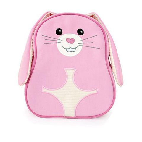 APPLE PARK Backpacks from 100% recycled fabrics - Bunny<BR/>兒童造型背包 - 粉紅兔