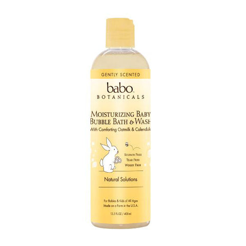 BABO BOTANICALS Moisturizing Baby Bubble Bath & Wash<BR>燕麥金盞花泡泡浴露