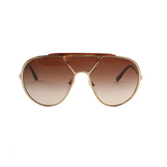 STELLA MCCARTNEY Gold Ultra Aviator Sunglasses