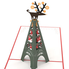 LOVEPOP Christmas Eiffel 3D Card<br/>聖誕卡片－艾菲爾鐵塔 - Shark Tank Taiwan 