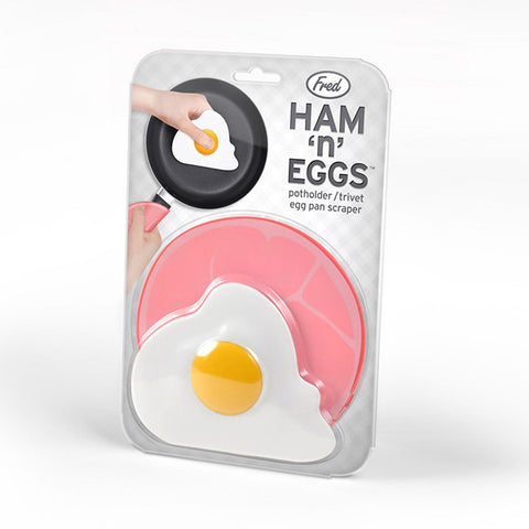 FRED & FRIENDS Ham n Eggs<BR/>火腿蛋造型隔熱墊