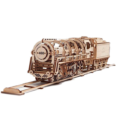 UGEARS Locomotive<BR/>自我推進模型 - 蒸汽火車頭