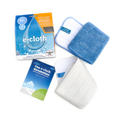 E-CLOTH<br/>深層清潔除菌抗過敏 - 專用替換拖布 超值包 (除菌抗過敏藍布+靜電除塵白布)