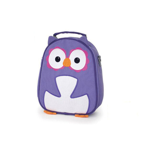 APPLE PARK Owl<br/>造型保溫餐袋 - 紫色貓頭鷹