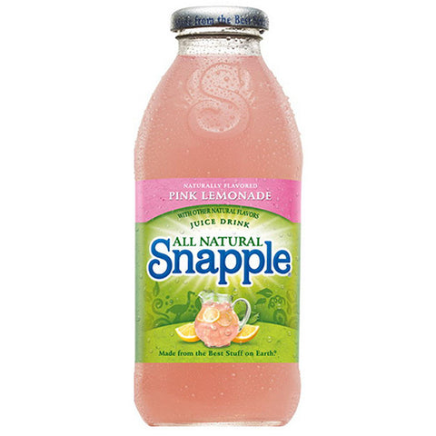 SNAPPLE Pink Lemonade<br/>思樂寶 粉紅檸檬風味飲料 (12瓶/箱)