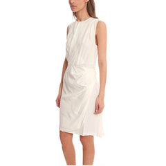 3.1 PHILLIP LIM Sleevless Drape Wrap Dress<br/>簡約純白洋裝