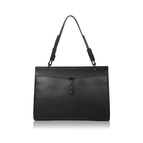 INCOMPLETE <br/>黑白幾何設計牛皮包 (大) - Shark Tank Taiwan 