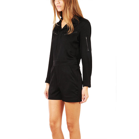 RAG & BONE Flight Jumpsuit<BR/>純黑工作連身褲