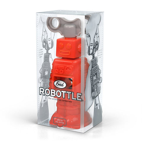 FRED & FRIENDS Robottle Corkscrew<BR/>機器人造型開瓶器 - Shark Tank Taiwan 