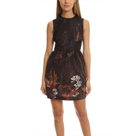 RED VALENTINO Floral Tank Dress<BR/>印花紗質洋裝