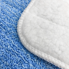 E-CLOTH<br/>深層清潔除菌抗過敏 - 輕量級拖把 120cm + 專用替換拖布 (除菌抗過敏藍布+靜電除塵白布) 超值包