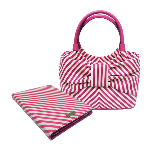 Kate Spade - Seaside Stripe Sutton & iPad Candy Stripe Folio Grouping - Shark Tank Taiwan 