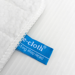 E-CLOTH<br/>深層清潔除菌抗過敏 - 輕量級拖把 120cm + 專用替換拖布 (除菌抗過敏藍布+靜電除塵白布) 超值包