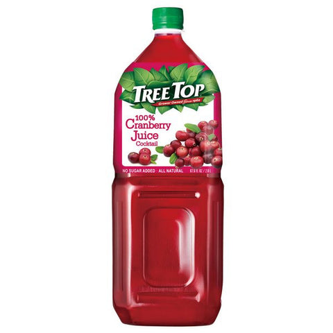 TREE TOP Cranberry Juice<br/>樹頂100%蔓越梅綜合果汁 2L (16入/組)