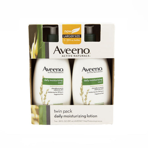 AVEENO Daily Moisturizing Lotion Twin Pack<BR/>活力潤膚乳液 20oz (2入) - Shark Tank Taiwan 