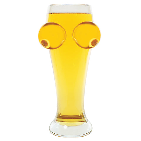 BIG MOUTH Boobies & Brewskis Beer Glass<BR/>波霸啤酒杯