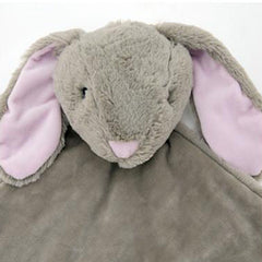 QUILTEX Gray Rabbit<br/>超柔軟動物安撫毯 - 灰色長耳兔
