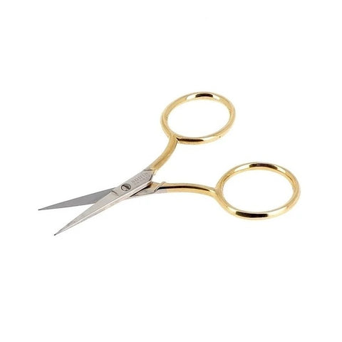 BOHIN<br/>刺繡剪刀 - 鍍金手把大指圈剪