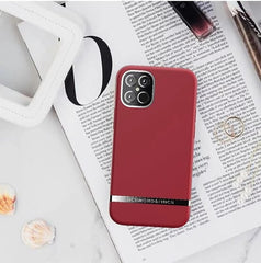 RICHMOND & FINCH<br/>RF瑞典手機殼 銀線框 - 素面深紅