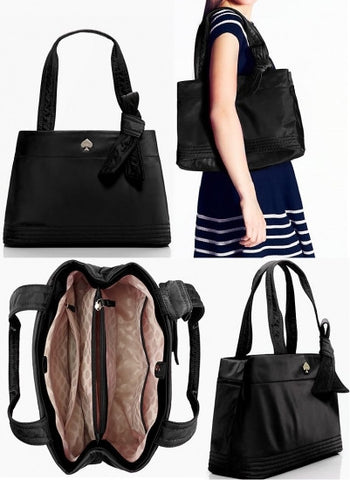 Kate Spade - Flatiron Nylon Maryanne - Blk & LA Pavilion iPad Sleeve Blk - Shark Tank Taiwan 