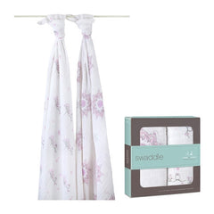 ADEN+ANAIS<br/>輕柔新生兒包巾 - 貓頭鷹系列 (2入/組) - Shark Tank Taiwan 