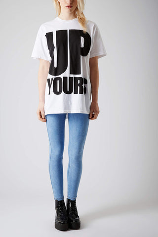 TOPSHOP - Vintage Washed Denim Leggings - Shark Tank Taiwan 