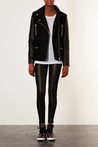 TOPSHOP - Leather Look Front Leggings - Shark Tank Taiwan 