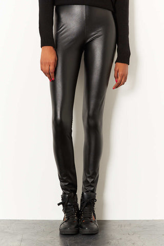 TOPSHOP - Textured Leather Look Leggings - Shark Tank Taiwan 