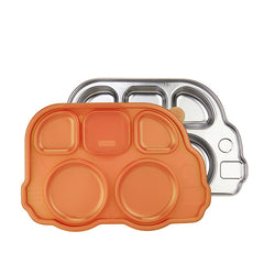 INNOBABY<br/>不銹鋼兒童餐具 巴士餐盤 (共4色)