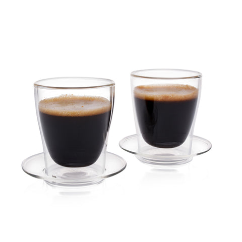 EPARE Double Wall Double Espresso Cups<br/>4 oz 雙層耐熱玻璃義式濃縮咖啡杯 - 2入/裝
