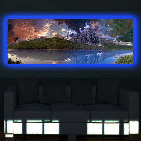 SMRT Home<BR/>LED 掛畫 - Mountain & Lake