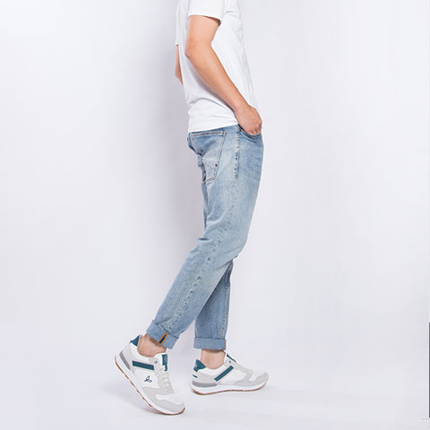 FYE FYES1601 W5801<br/>寶特瓶製 La Champenoise 復古休閒慢跑男鞋 - 淺灰