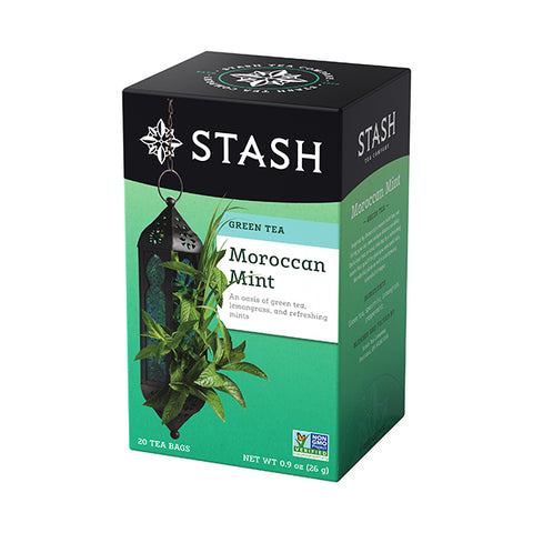 STASH TEA Green and White Tea - Moroccan Mint Green<br/>摩洛哥薄荷綠茶 (6盒/組)