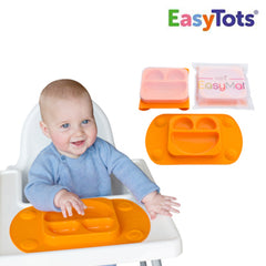 EASYTOTS EasyMat<BR/>防滑矽膠餐盤組 - 餐盤 + 保護蓋 + 收納袋 (共3色)
