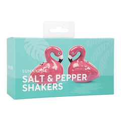 SUNNYLIFE Flamingo Salt & Pepper Shakers<br/>紅鶴造型胡椒鹽罐