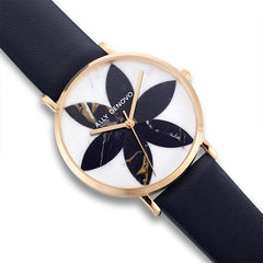 ALLY DENOVO<br/>[女款] 花樣大理系列 - 金墨百合