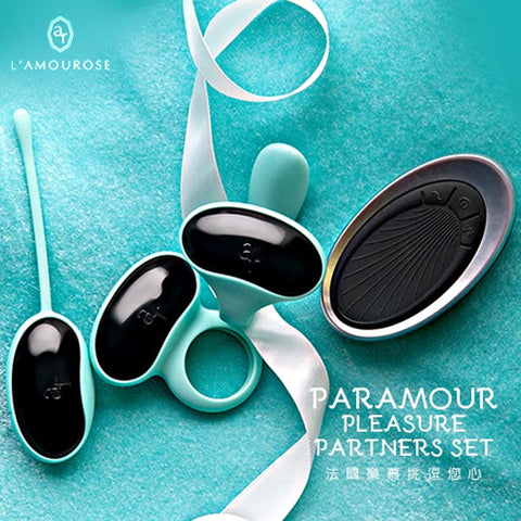 L`AMOUROSE Paramour set<br/>派樂茉歡愉套裝 + 無線遙控情侶共振套組 - 綠