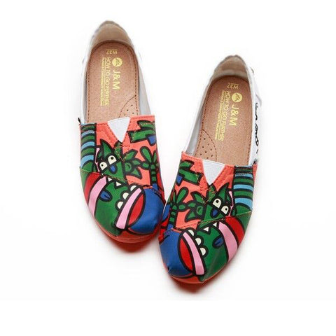 JOY & MARIO<BR/>藝術家 J. Pierce 設計款平底休閒鞋