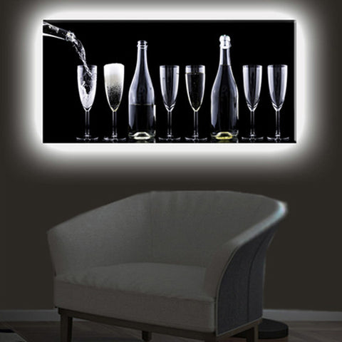 SMRT Home<BR/>LED 掛畫 - Champagne