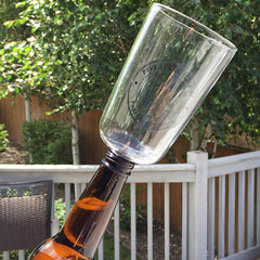 GUZZLE BUDDY Beer Bottle - Borosilicate Glass<BR/>暢飲玻璃啤酒杯
